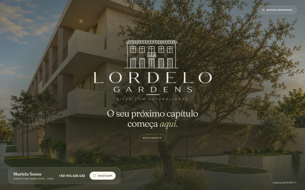 Lordelo Gardens: Pré-venda com acesso reservado (1)