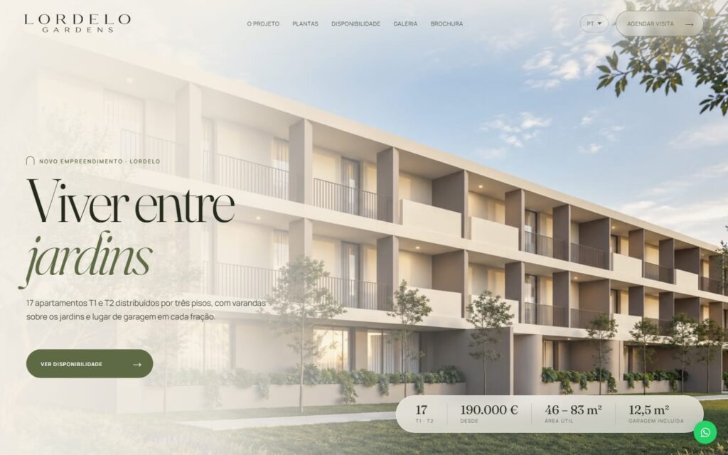 Lordelo Gardens: Site com plantas interativas (1)